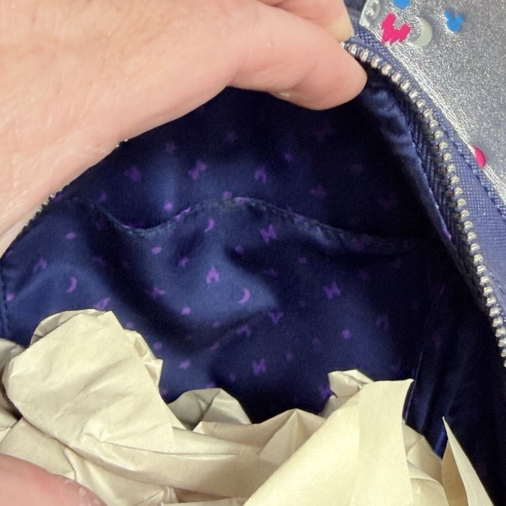Loungefly Hong Kong Disneyland 15th Anniversary Exclusive Mini Backpack Purse - Picture 10 of 11